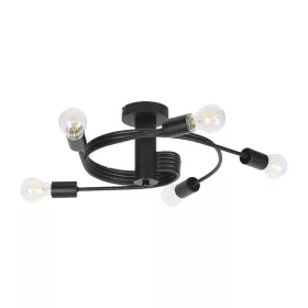 Candelabru TWIST 5XE27 NEGRU