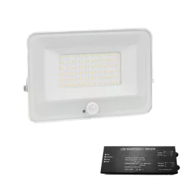   VEGA SLIM SMD LED REFLECTOR 30W CU SENSOR ALB + KIT DE URGENȚĂ
