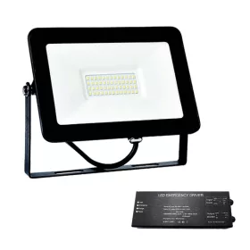 VEGA SLIM SMD LED REFLECTOR 50W 5500K+KIT DE URGENȚĂ
