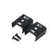 EL-28ECCR CLIPURI PENTRU PROFIL EL-28CR, NEGRU, SET