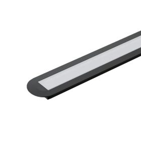   EL-87ECCR CAPAC DE EXTREMITATE PENTRU PROFIL EL-87CR, NEGRU, SET