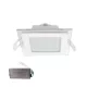 PANOU LED DE STICLĂ DE COLȚ 6W 4000K+CU INVERTOR