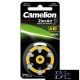 Baterie CAMELION zinc-aer pentru aparate auditive 1,4 V A10/ZL 10-BP6
