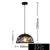 UNIVERSO Pendul E27 max.60w IP20 ∅360 negru