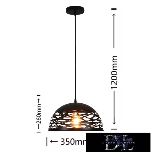 UNIVERSO Pendul E27 max.60w IP20 ∅360 negru