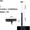 UNIVERSO Pentru șină monofazată Suspensie GU10 max.60w 600mm negru
