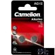 Baterie alcalină tip pastilă CAMELION 1,5 V AG12/LR43/LR1142/386-BP2