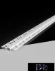 UNIVERSO Profil din aluminiu pentru încastrare în gips-carton cu placă de acoperire albă mată, 2 m