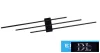 UNIVERSO Lampă de perete 23w 1840lm 4000k IP20 Negru 720x110x50mm