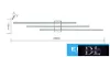 UNIVERSO Lampă de perete 23w 1840lm 4000k IP20 Negru 720x110x50mm