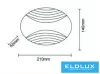 UNIVERSO Lampă de perete 6w 480lm CCT IP20 210x140x60mm alb