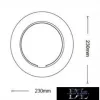 Lampa de perete UNIVERSO LED 15w 1200lm CCT IP20 ∅230x40mm albă