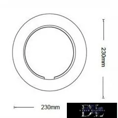 Lampa de perete UNIVERSO LED 15w 1200lm CCT IP20 ∅230x40mm albă