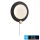 UNIVERSO Lampă de perete cu întrerupător cu tragere 10w 550lm CCT.kap IP20 negru D249x90mm