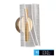 UNIVERSO Lampă de perete  6W 480lm CCT.kap IP20 Auriu 235x120mm