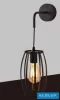 UNIVERSO Lampă de perete 1xE27 max.60w 140x235mm IP20 Negru 5 ani