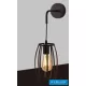 UNIVERSO Lampă de perete 1xE27 max.60w 140x235mm IP20 Negru 5 ani