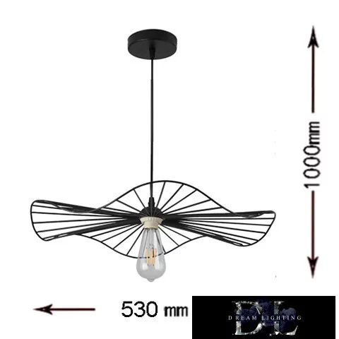 Lampa suspendată UNIVERSO E27 max.60w IP20 ∅530 negru