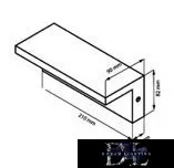 UNIVERSO Lampă de perete pentru exterior cu senzor de mișcare 10w 1000lm 4000k IP54 negru 210x90x82mm 3 ani