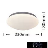 Lampă de tavan UNIVERSO 18w 1620lm 4000k ∅230×80mm albă
