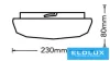 Lampă de tavan UNIVERSO 18w 1620lm CCT.kap ∅230×80mm alb