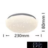 Lampă de tavan UNIVERSO star 18W 1620lm 4000K ∅230×80mm alb