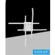 UNIVERSO Lampă de tavan 35w 2800lm  CCT.kap 640×640×95mm alb