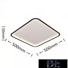 Lampă de tavan UNIVERSO 50 W 4000 lm 4000 K 500 × 500 × 50 mm albă