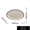 Lampă de tavan UNIVERSO 43w 3440lm 3000k ∅500×50mm albă