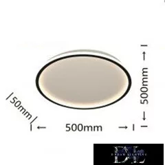 Lampă de tavan UNIVERSO 43w 3440lm 3000k ∅500×50mm albă