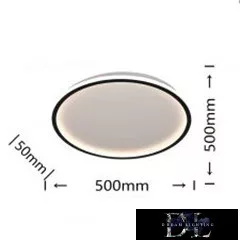 Lampă de tavan UNIVERSO 43w 3440lm 4000k ∅500×50mm albă