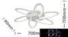 UNIVERSO Lampă de tavan LED 59w 4720lm 4000k 700mm IP20