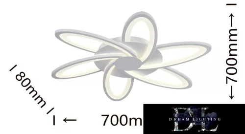 UNIVERSO Lampă de tavan LED 59w 4720lm 4000k 700mm IP20