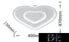 UNIVERSO Lampă de tavan 54w 4320lm 6500k 490x470mm albă