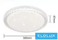 Lampă de tavan UNIVERSO Max.60w 4800lm CCT alb D500x87mm