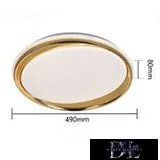 Lampă de tavan UNIVERSO 46w 3680lm CCT ∅490×80mm auriu