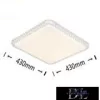 Lampă de tavan UNIVERSO 48 W 3840 lm CCT 430 × 430 mm albă