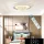 UNIVERSO Lampă de tavan din sticlă cristal 38/76w 3040/6080lm CCT IP22 ∅610mm albă