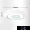 UNIVERSO Lampă de tavan din sticlă cristal 34/68w 2720/5440lm CCT IP22 ∅510mm alb