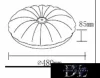 Lampă de tavan UNIVERSO 46w 3680lm CCT IP20 Alb ∅480x85mm