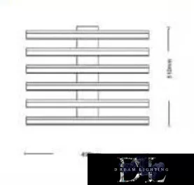 UNIVERSO Lampă de tavan 55w 4400lm 3000k 510x490mm albă