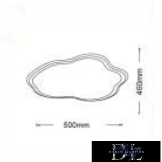 Lampă de tavan UNIVERSO 43w 3040lm 4000k 500×460×50mm IP20 albă