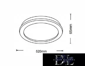 UNIVERSO Lampă de tavan 37W CCT 2960lm IP20 Alb