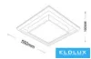 Lampă de tavan UNIVERSO 48W 3840lm CCT.kap 550x550x100mm IP20 albă