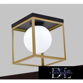   UNIVERSO Lampă de tavan 1xG9 max.10w 200x200x160mm IP20 Auriu vechi