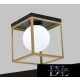 UNIVERSO Lampă de tavan 1xG9 max.10w 200x200x160mm IP20 Auriu vechi