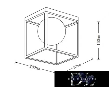 UNIVERSO Lampă de tavan 1xG9 max.10w 200x200x160mm IP20 Auriu vechi