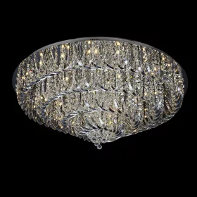   ELDLUX METEOR lampă de tavan din sticlă cristal 42×5W NW crom