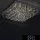 ELDLUX Lampă de tavan din sticlă cristal cromată LED 25×5W 4000k IP20 850x850x340mm