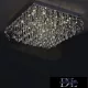 ELDLUX Lampă de tavan din sticlă cristal cromată LED 25×5W 4000k IP20 850x850x340mm
